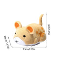 Plush wiggling sound mouse cat toy from Kept in Print