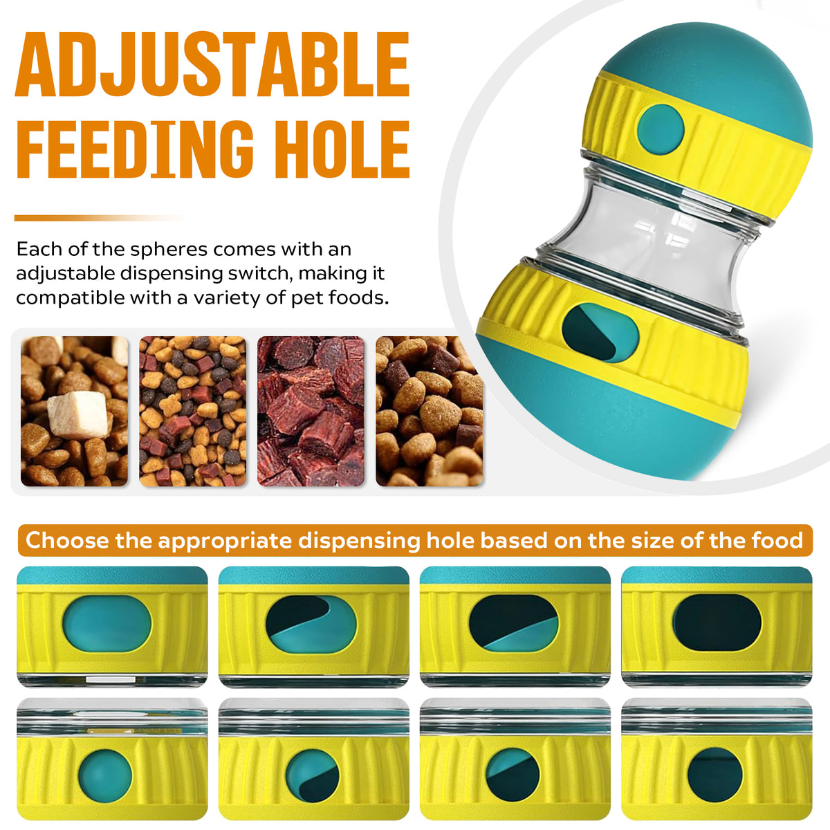 Interactive treat-dispensing puzzle ball dog toy, additional product photo, Kept in Print